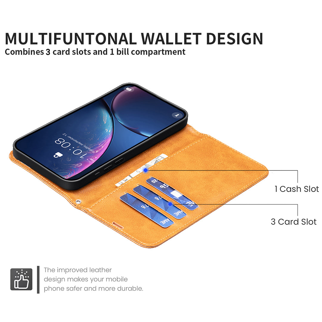 For Xiaomi Redmi Note 17 Pro Max 5G / Note 17 Pro+ 5G Case Shockproof PU Leather Cover with Wallet Card Slots