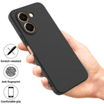 For Honor X7e 4G Liquid Silicone Case Phone Back Cover with Hand Strap