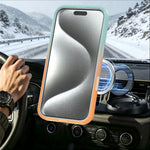 Til iPhone 16 Pro Magnetisk cover med drejelig støttefod Gradient farve PC + TPU Telefoncover