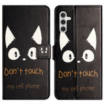 For Samsung Galaxy A34 5G Pattern Printing PU Leather Cover Stand Magnetic Closure Flip Wallet Phone Case