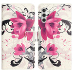 For Samsung Galaxy A34 5G Pattern Printing PU Leather Cover Stand Magnetic Closure Flip Wallet Phone Case