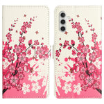For Samsung Galaxy A34 5G Pattern Printing PU Leather Cover Stand Magnetic Closure Flip Wallet Phone Case
