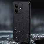 For Xiaomi Redmi Note 17 4G (Global) / Note 17 5G (Global) / Note 17 (India / China) 5G Case Wood Texture PU Leather Coated PC TPU Phone Cover