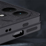 For Xiaomi Redmi Note 17 4G (Global) / Note 17 5G (Global) / Note 17 (India / China) 5G Case Wood Texture PU Leather Coated PC TPU Phone Cover