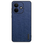 For Xiaomi Redmi Note 17 Pro 5G Case Wood Texture PU Leather Coated PC TPU Phone Cover