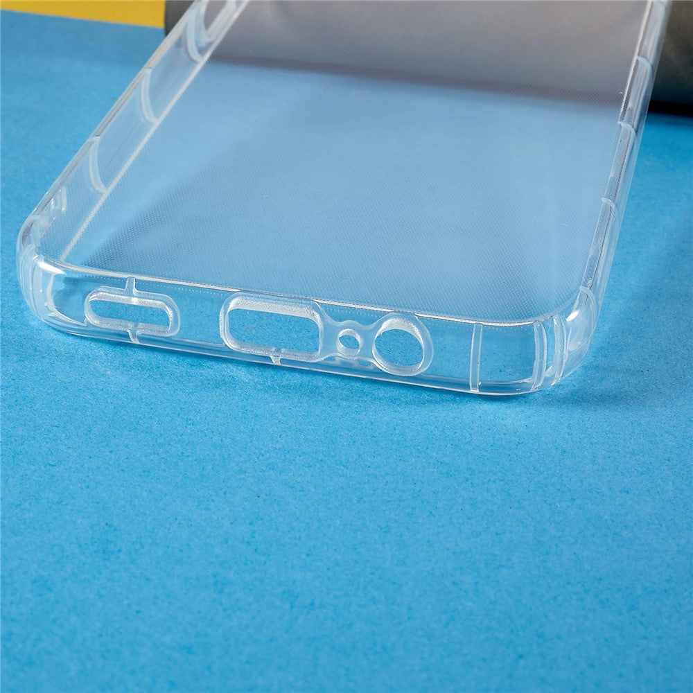 Samsung Galaxy A14 5G / A14 4G Högtransparent mjukt TPU-skal Stötsäkert krockkuddeskyddande mobilskydd