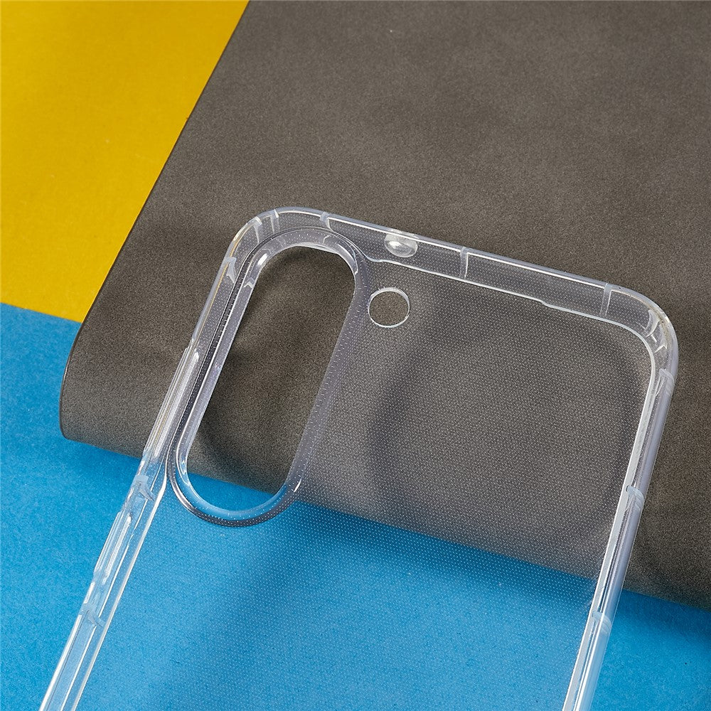 Samsung Galaxy S23+ ultratyndt transparent mobilcover med airbag-beskyttelse, stødsikkert TPU-smartphonecover