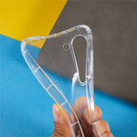 Samsung Galaxy S23+ ultratyndt transparent mobilcover med airbag-beskyttelse, stødsikkert TPU-smartphonecover