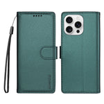 BETOPNICE til iPhone 16 Pro 006 Cover RFID Blokerende Pung Stand Læder Telefoncover med Håndrem