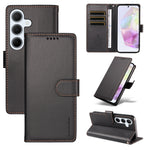 BETOPNICE for Samsung Galaxy A35 5G 006 Case RFID Blocking Wallet Stand Leather Phone Cover with Wrist Strap