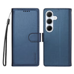 BETOPNICE for Samsung Galaxy A35 5G 006 Case RFID Blocking Wallet Stand Leather Phone Cover with Wrist Strap