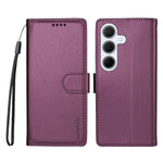 BETOPNICE for Samsung Galaxy A35 5G 006 Case RFID Blocking Wallet Stand Leather Phone Cover with Wrist Strap