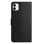 Til Samsung Galaxy A04e 4G / F04 4G / M04 4G Støttestativ Litchi Tekstur PU Lædercover Magnetisk Firkantet Spænde Pung Mobiltelefoncover