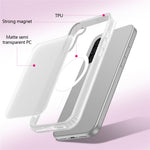 For Samsung Galaxy S26+ Magnetic Case 2.0mm Skin-Touch TPU PC Shockproof Phone Cover