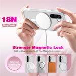 For Samsung Galaxy S26+ Magnetic Case 2.0mm Skin-Touch TPU PC Shockproof Phone Cover