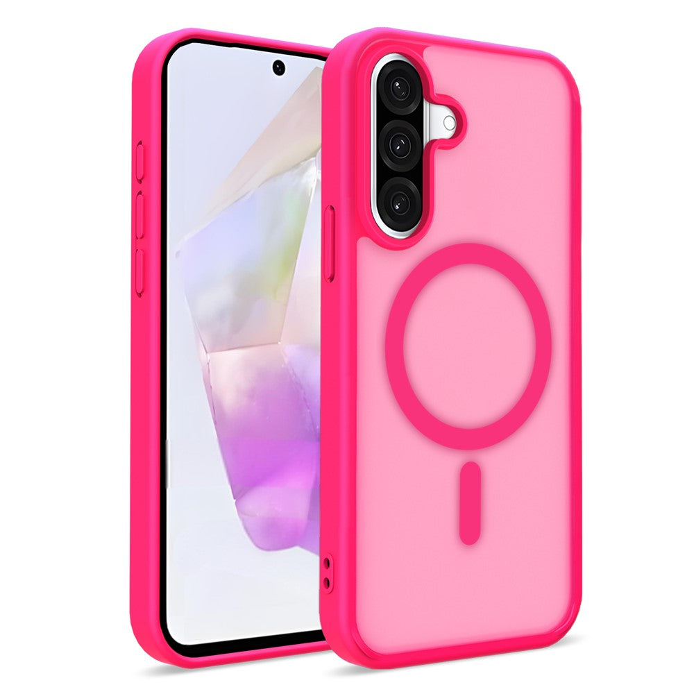For Samsung Galaxy S26+ Magnetic Case 2.0mm Skin-Touch TPU PC Shockproof Phone Cover