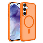 Til Samsung Galaxy S25+ Magnetisk Etui 2,0 mm Skin-Touch TPU PC Stødsikkert Telefoncover