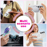 For Samsung Galaxy A35 5G Magnetic Case 2.0mm Skin-Touch TPU PC Shockproof Phone Cover