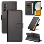 BETOPNICE for Samsung Galaxy A34 5G 006 Case RFID Blocking Wallet Stand Leather Phone Cover with Wrist Strap