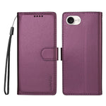 BETOPNICE for iPhone 16e / iPhone 17e 006 Case RFID Blocking Wallet Stand Leather Phone Cover with Wrist Strap