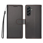 BETOPNICE for Samsung Galaxy A56 5G 006 Case RFID Blocking Wallet Stand Leather Phone Cover with Wrist Strap