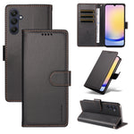 BETOPNICE for Samsung Galaxy A25 5G (Global) (161mm) 006 Case RFID Blocking Wallet Stand Leather Phone Cover with Wrist Strap