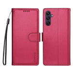 BETOPNICE for Samsung Galaxy A25 5G (Global) (161mm) 006 Case RFID Blocking Wallet Stand Leather Phone Cover with Wrist Strap
