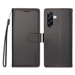 BETOPNICE for Samsung Galaxy A36 5G / Galaxy A37 5G 006 Case RFID Blocking Wallet Stand Leather Phone Cover with Wrist Strap