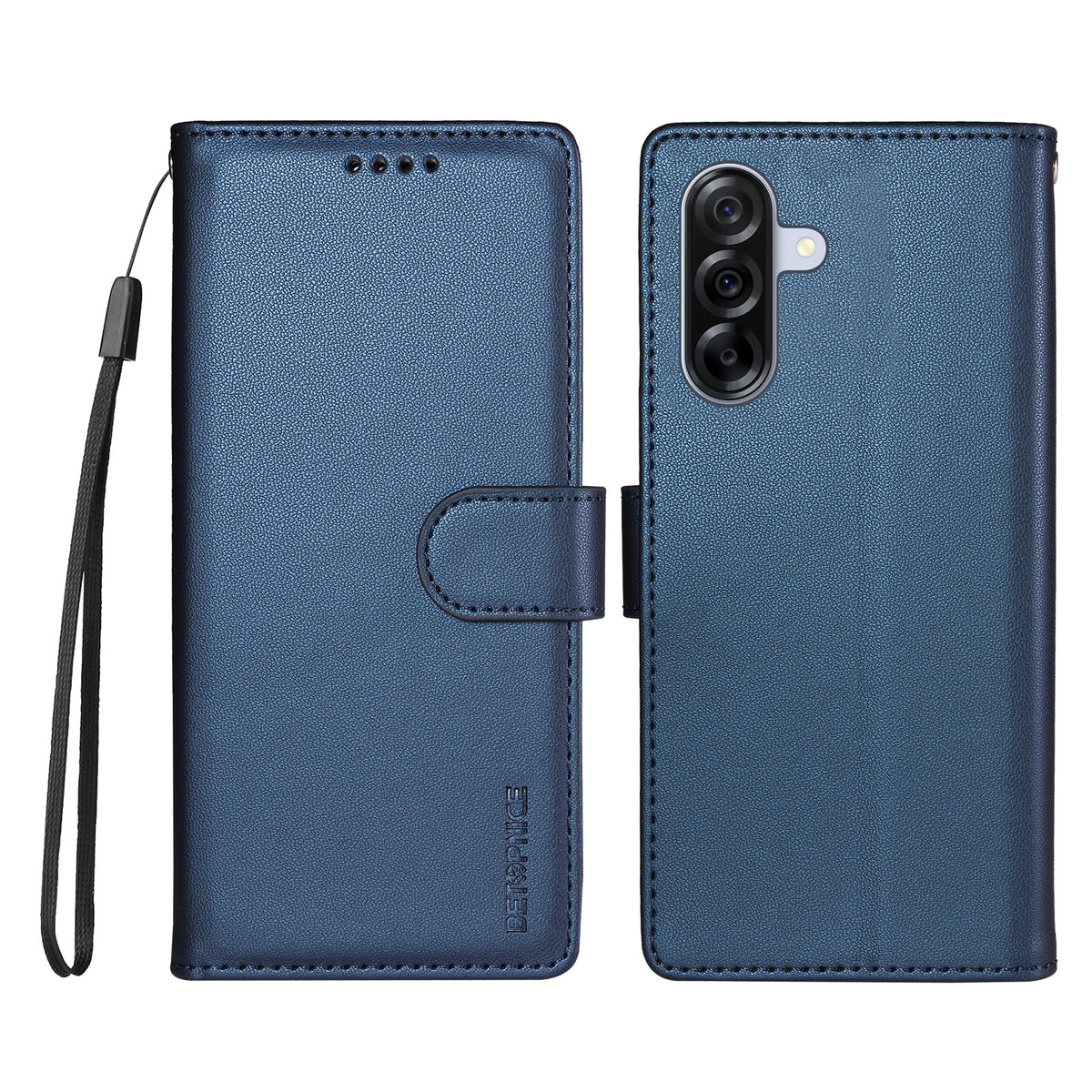 BETOPNICE för Samsung Galaxy A36 5G / Galaxy A37 5G 006 Skal RFID-blockerande plånboksfodral i läder med handledsrem