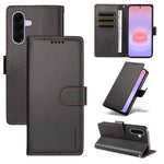 BETOPNICE for Samsung Galaxy A27 5G 006 Case RFID Blocking Wallet Stand Leather Phone Cover with Wrist Strap