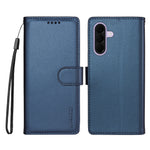 BETOPNICE for Samsung Galaxy A27 5G 006 Case RFID Blocking Wallet Stand Leather Phone Cover with Wrist Strap