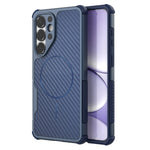 For Samsung Galaxy S26+ Magnetic Case Carbon Fiber Texture PC + TPU Corner Protection Phone Cover