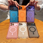 For iPhone 18 Pro / 17 Pro Magnetic Case with Detachable Camera Lens Cover TPU Anti-Slip Shockproof Phone Cover