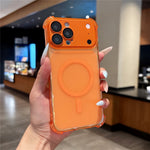 For iPhone 18 Pro / 17 Pro Magnetic Case with Detachable Camera Lens Cover TPU Anti-Slip Shockproof Phone Cover
