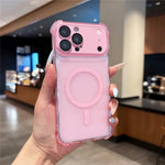 For iPhone 18 Pro / 17 Pro Magnetic Case with Detachable Camera Lens Cover TPU Anti-Slip Shockproof Phone Cover