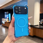 For iPhone 18 Pro / 17 Pro Magnetic Case with Detachable Camera Lens Cover TPU Anti-Slip Shockproof Phone Cover