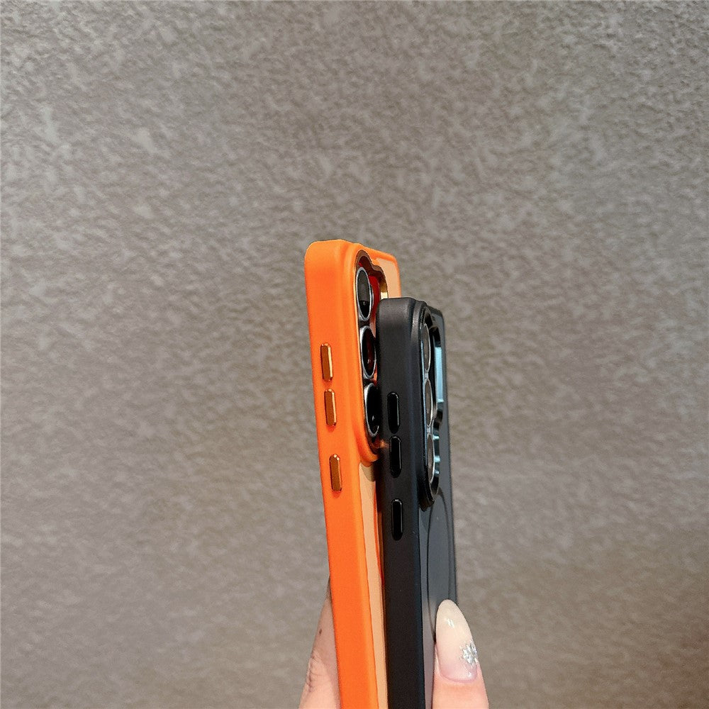 Samsung Galaxy S25 Ultra Magnetiskt Skal med Snodd Skin-Feel PC + TPU Stötsäkert mobilskal