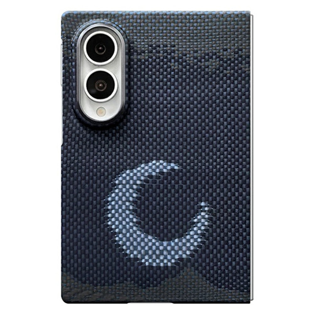 For Samsung Galaxy Z Fold8 Magnetic Case Large Camera Cutout Aramid Fiber Phone Cover with Metal Lens Frame