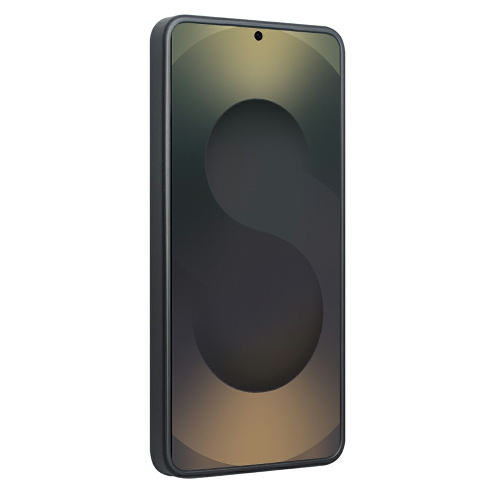 QIALINO till Samsung Galaxy S25 Ultra-skal i äkta nötskinn + TPU-stötsäkert skyddande bakstycke