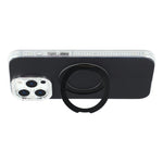 For iPhone 16 Pro Max Case Rotating Kickstand PC + TPU IMD Protective Cover with Rhinestones Camera Frame