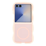 For Samsung Galaxy Z Flip8 Magnetic Case TPU + PC Phone Back Cover Skin Touch Wave Shape
