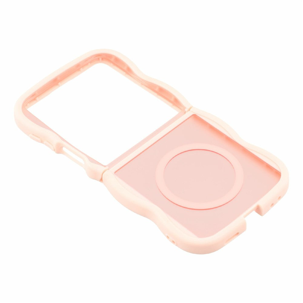 For Samsung Galaxy Z Flip8 Magnetic Case TPU + PC Phone Back Cover Skin Touch Wave Shape