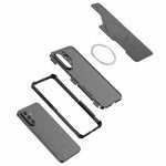 For Samsung Galaxy A56 5G / A36 5G / A37 5G Magnetic Case Carbon Fiber Texture PC + TPU Corner Protection Phone Cover