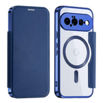 Til Google Pixel 11 Magnetisk Etui RFID Blokerende Kortholder Læder Telefoncover med Linsefilm