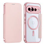 Til Google Pixel 11 Magnetisk Etui RFID Blokerende Kortholder Læder Telefoncover med Linsefilm