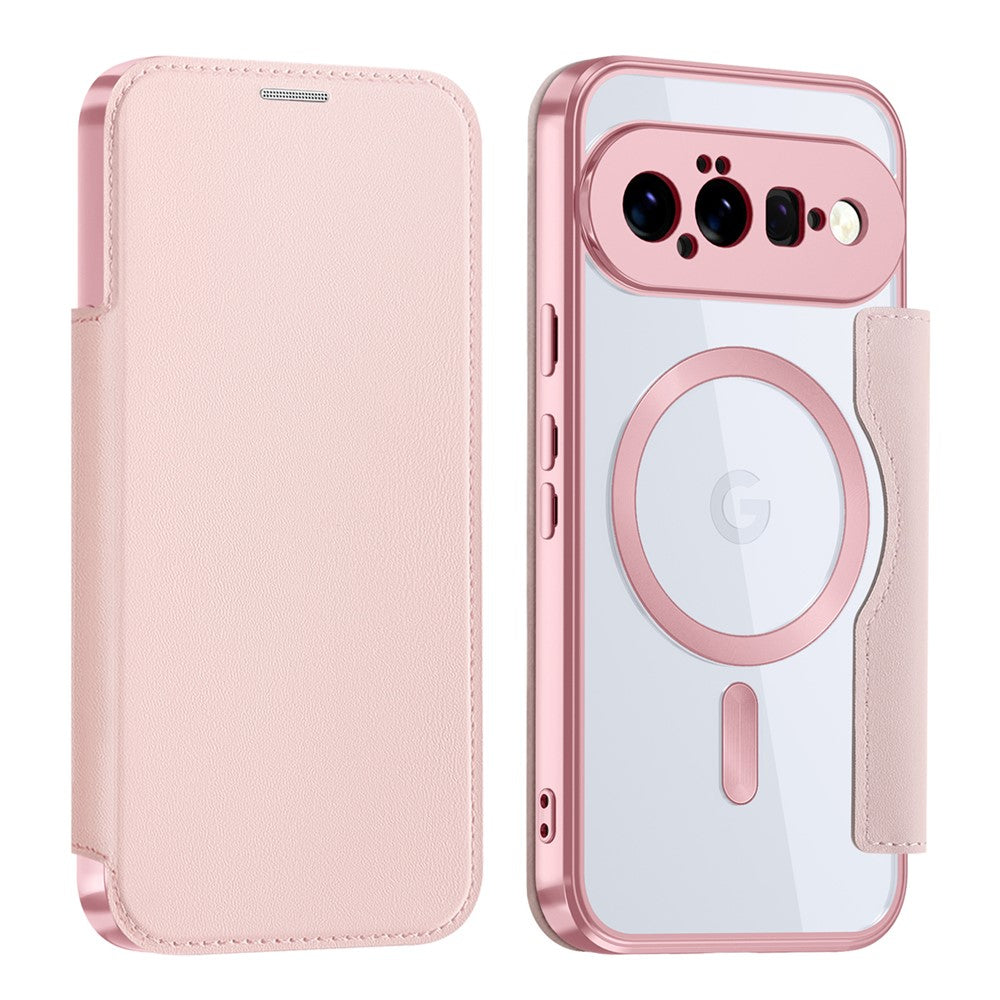 Til Google Pixel 11 Magnetisk Etui RFID Blokerende Kortholder Læder Telefoncover med Linsefilm