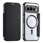 Til Google Pixel 11 Magnetisk Etui RFID Blokerende Kortholder Læder Telefoncover med Linsefilm