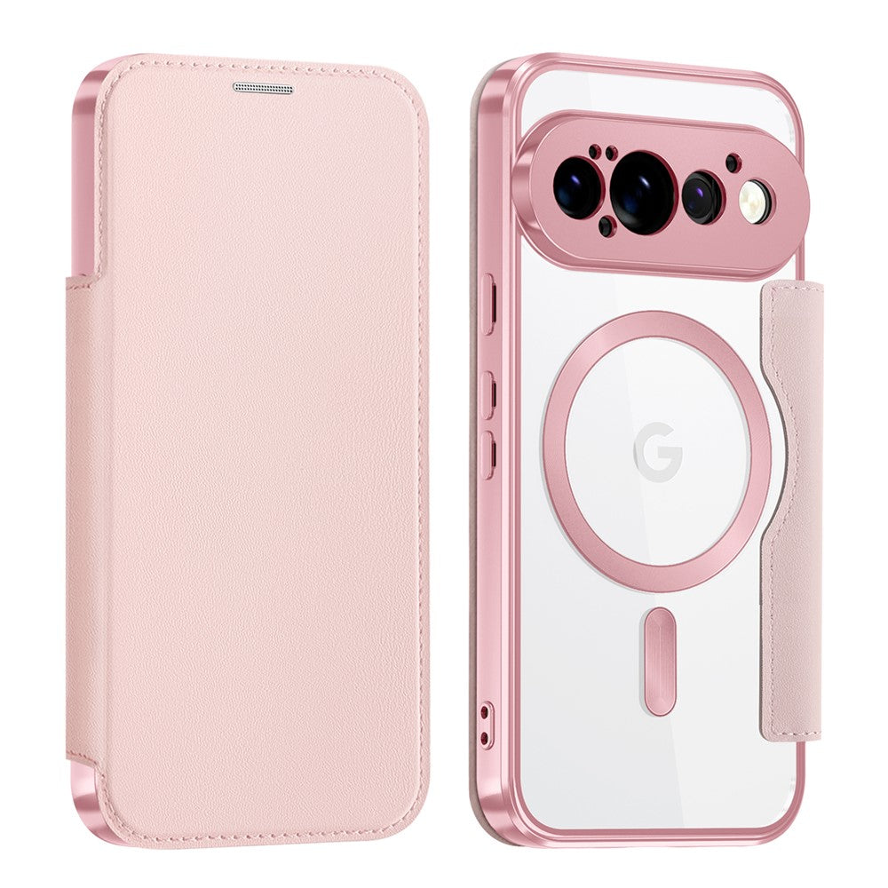 Til Google Pixel 11 Pro Magnetisk Cover RFID-blokerende Kortholder Læder Telefoncover med Linsefilm
