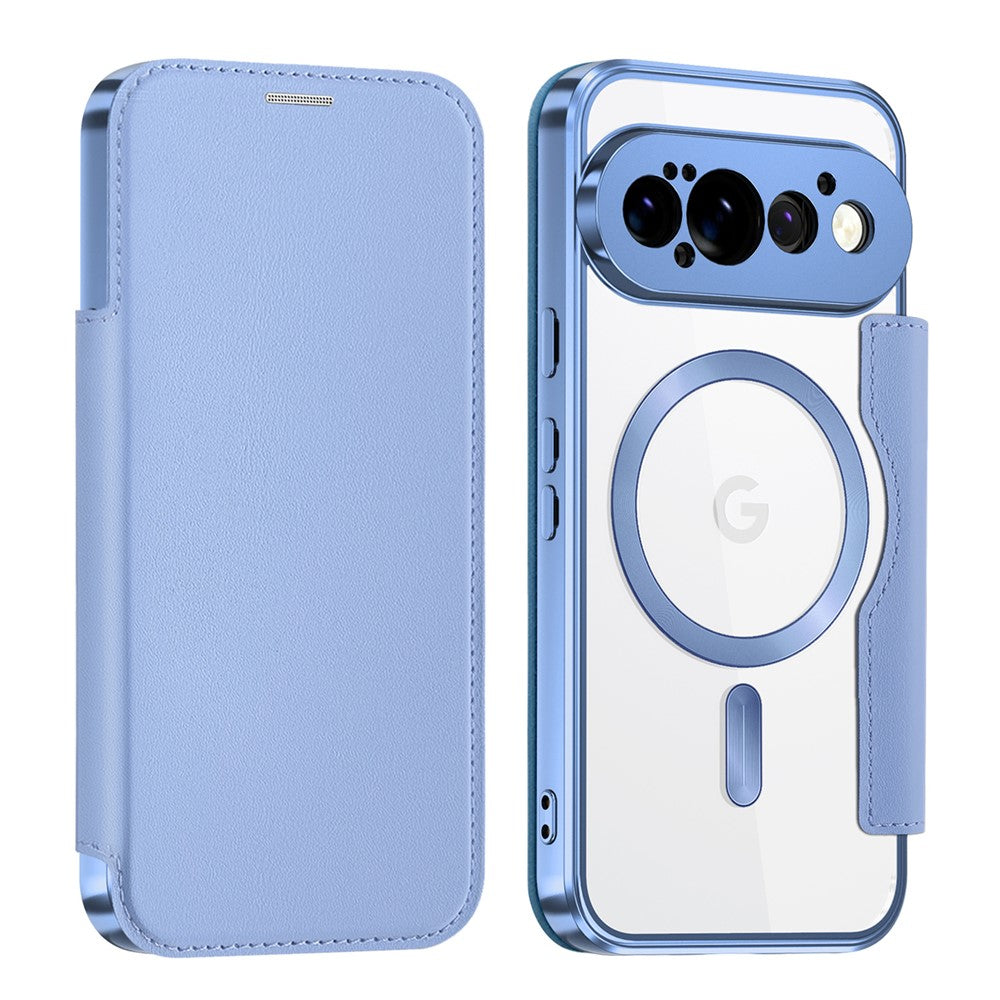 Til Google Pixel 11 Pro Magnetisk Cover RFID-blokerende Kortholder Læder Telefoncover med Linsefilm