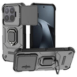 For Xiaomi 17T Case PC + TPU Kickstand Phone Protector with Lens Cover